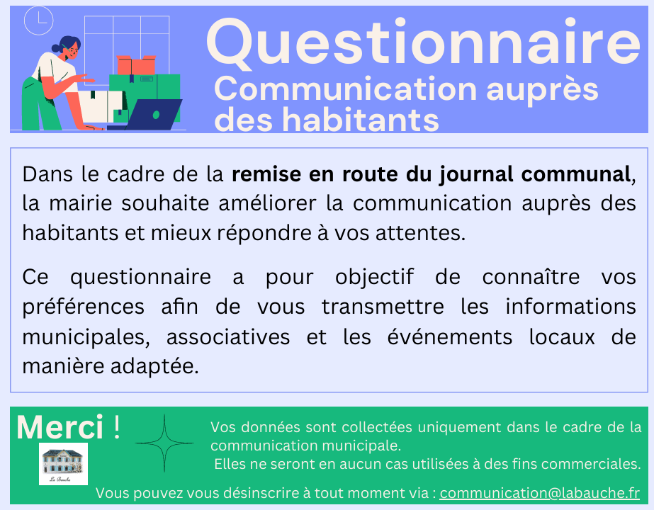 affiche questionnaire