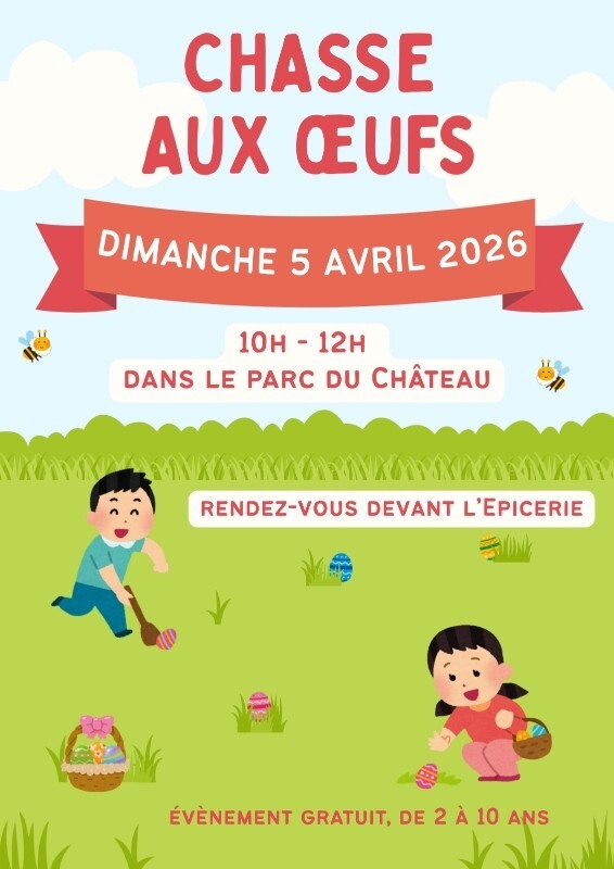 chasse aux oeufs 2026