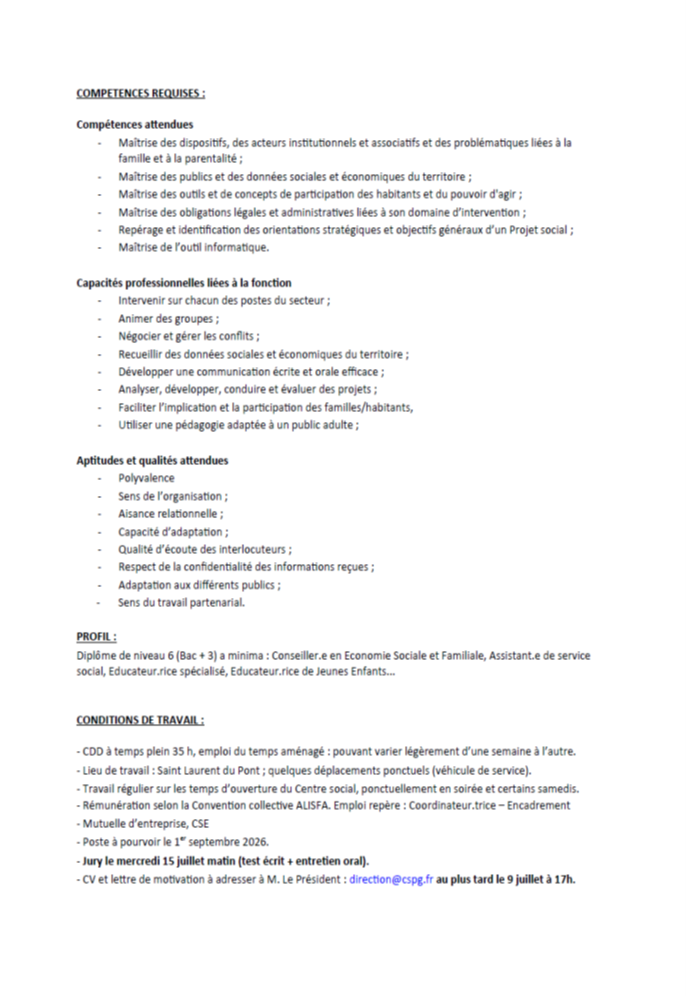 emploi juin 20261