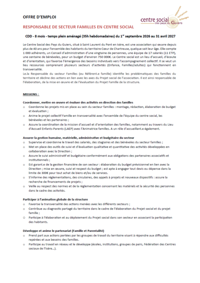emploi juin 2026