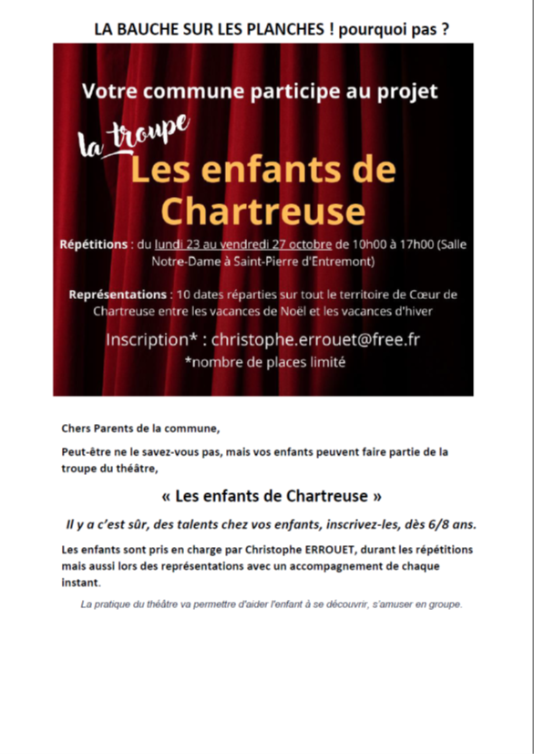 ENFANTS DE CHARTREUSE 2023