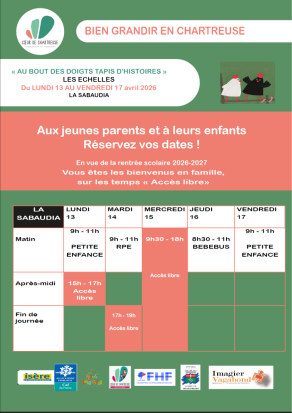 petite enfance avril 2026