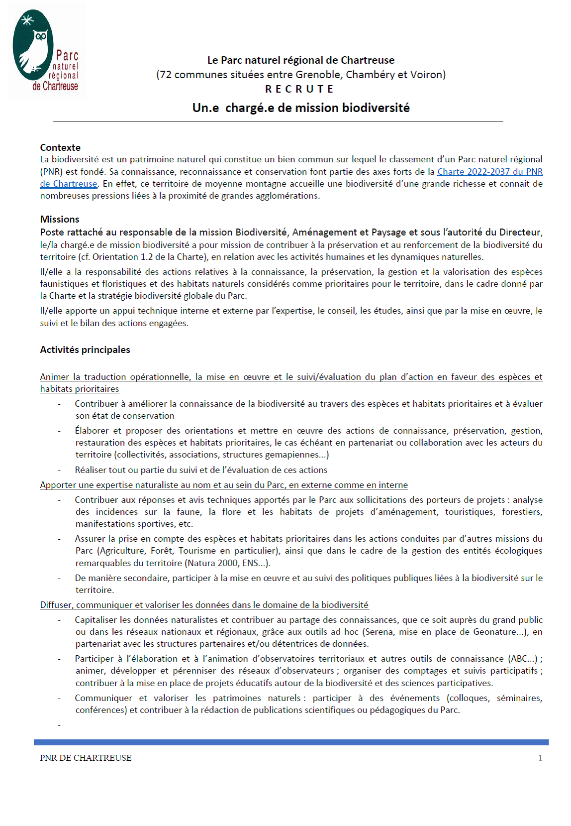 recrutement parc 1